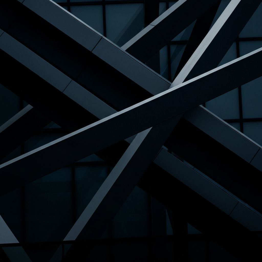 Modern geometric architecture